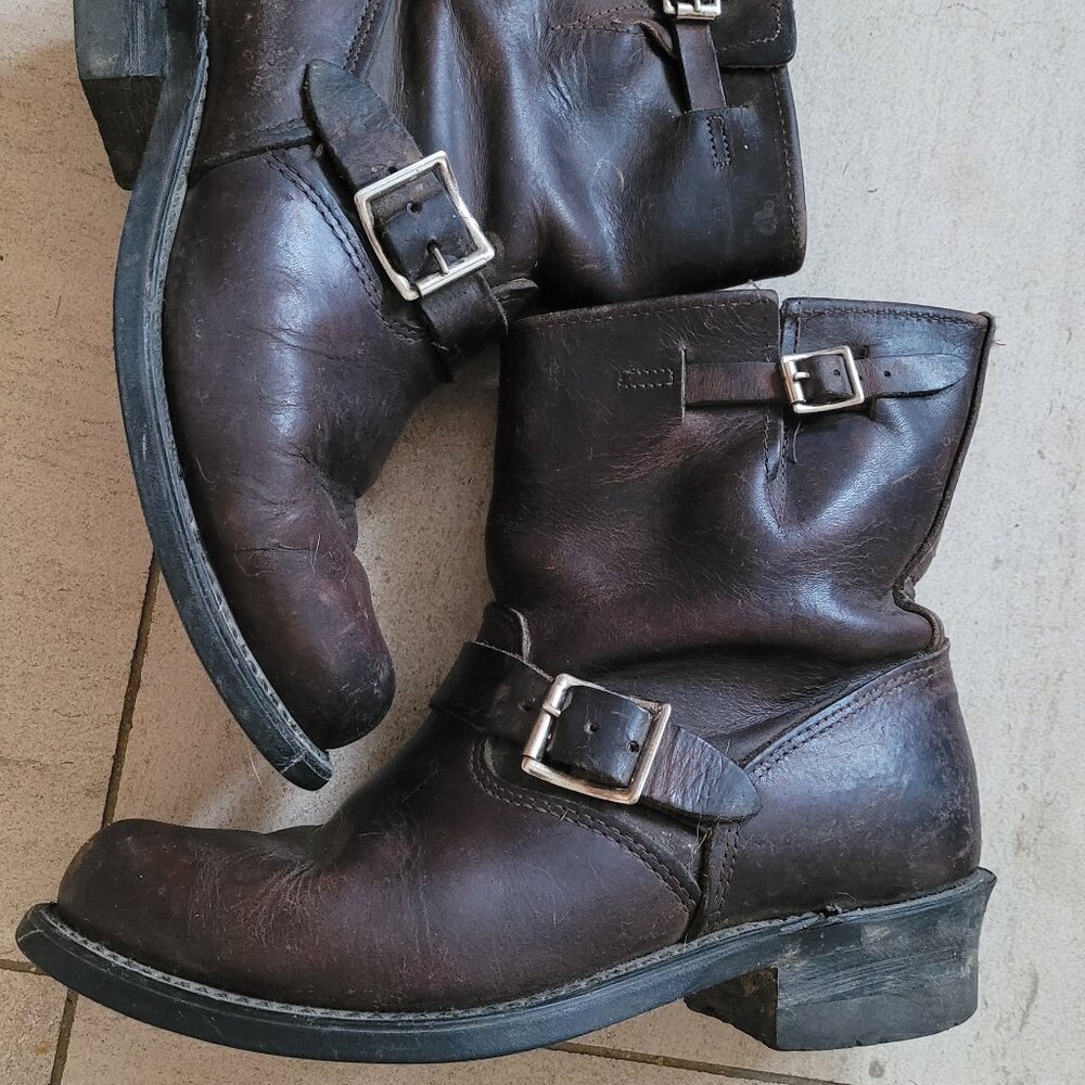 Frye Engineer Boot, women's size 9, brown